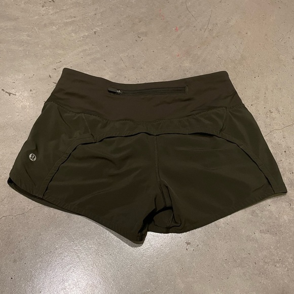 lululemon athletica Pants - Lululemon Speed Up Mid-Rise Lined Short 4" Khaki